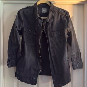 Gap kids navy shirt jacket